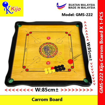 Kijo GMS-222 Premier A Standard Size Carrom Board Classic Wood #Kijo #GMS-222 #CarromBoard